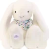 Peluche Lapin Fleurette Blanc (50 cm)