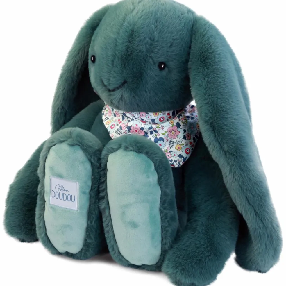 Peluche Lapin Fleurette Eucalyptus (50 cm)