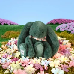 Peluche Lapin Fleurette Eucalyptus (25 cm)