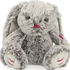 Peluche lapin gris prestige Leo (24 cm)