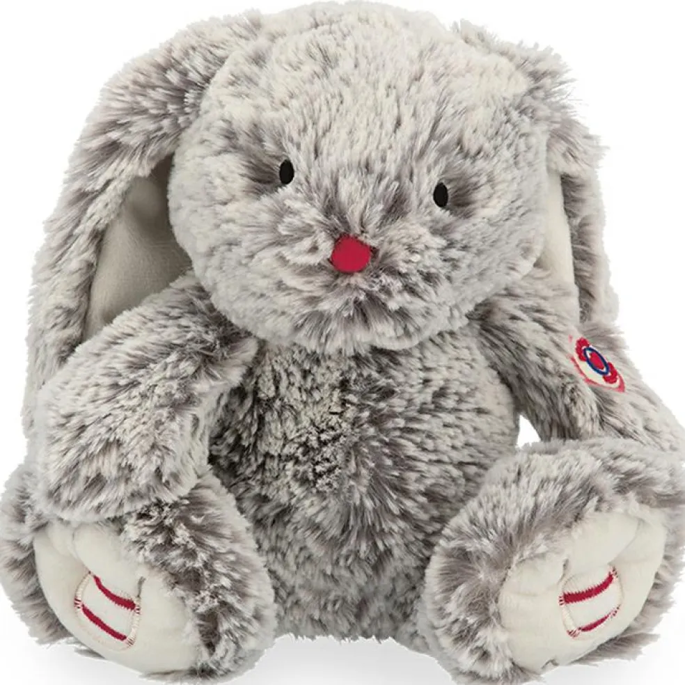 Peluche lapin gris prestige Leo (24 cm)