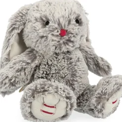 Peluche lapin gris prestige Leo (24 cm)