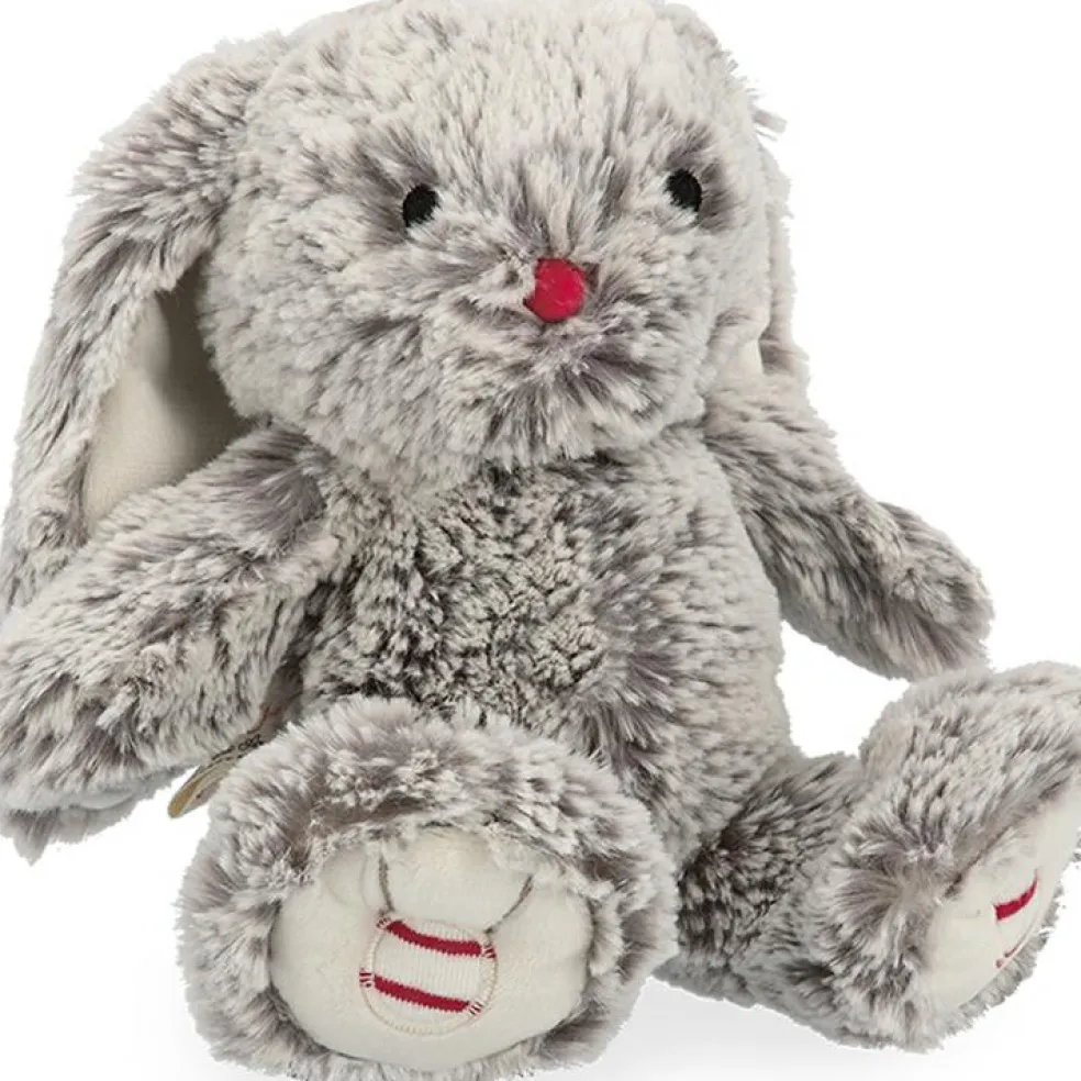 Peluche lapin gris prestige Leo (24 cm)