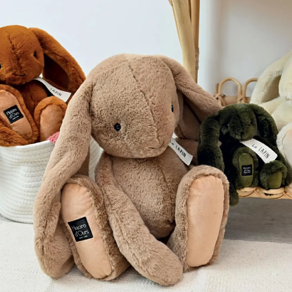 Peluche Le Lapin noisette (50 cm)