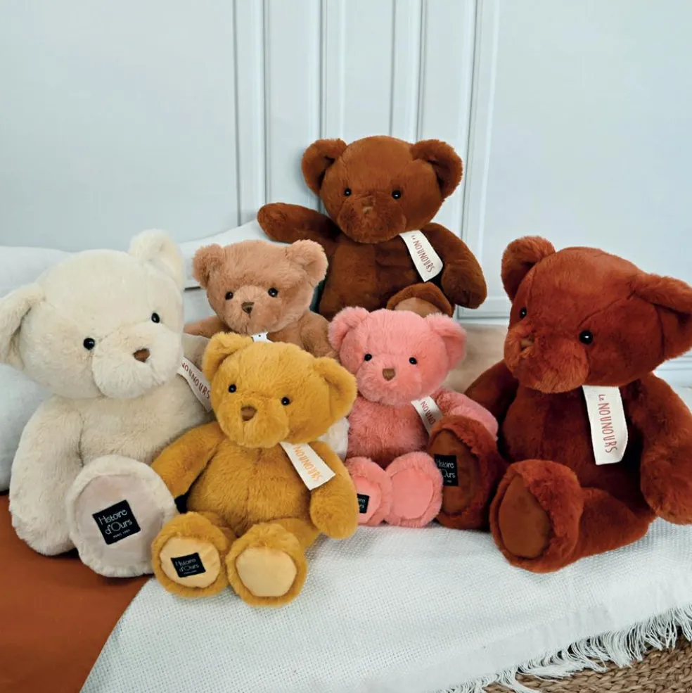 Peluche le Nounours cannelle (40 cm)