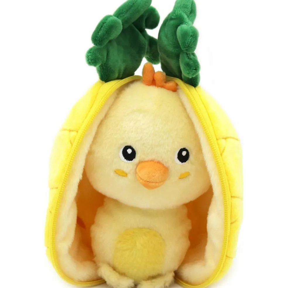Peluche Les Flipetz Nugget le poussin-ananas