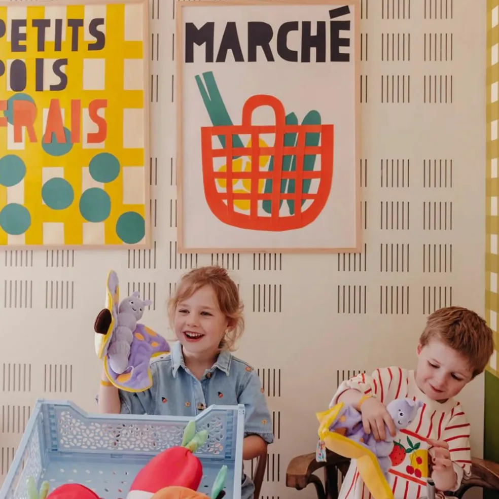 Peluche Les Flipetz Poppet le papillon-banane