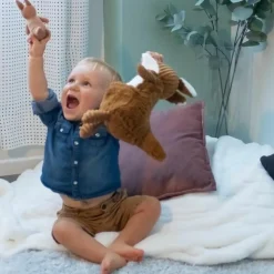 Peluche Les Ptipotos Kangourou cassonade (33 cm)