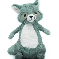 Peluche Les Ptipotos Netoitou le raton laveur vert (26 cm)