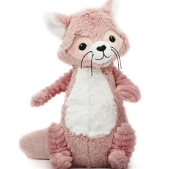 Peluche Les Ptipotos Netoitou le raton laveur rose (26 cm)