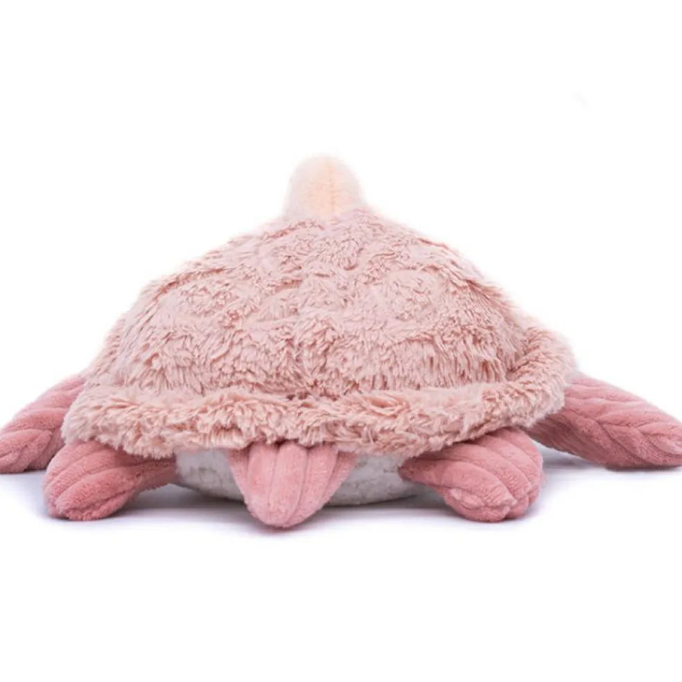 Peluche Les Ptipotos Sauvenou maman et bébé tortue rose (29 cm)
