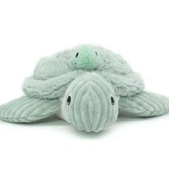 Peluche Les Ptipotos Sauvenou maman et bébé tortue menthe (29 cm)