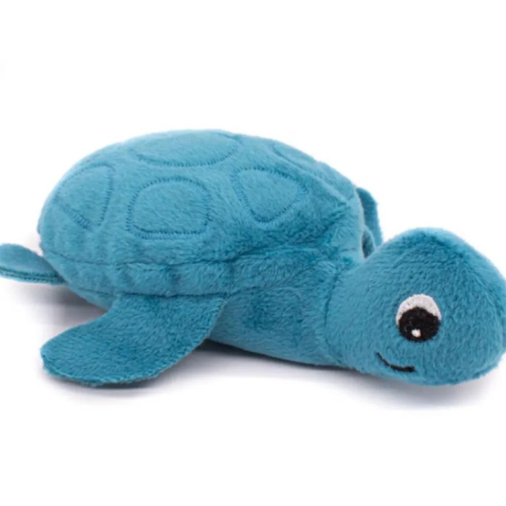 Peluche Les Ptipotos Sauvenou maman et bébé tortue bleu (29 cm)