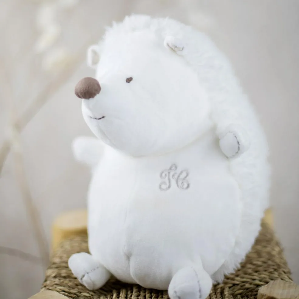 Peluche Léon le hérisson écru (12 cm)