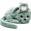 Peluche Miaou le chat maman et bébé menthe (32 cm)