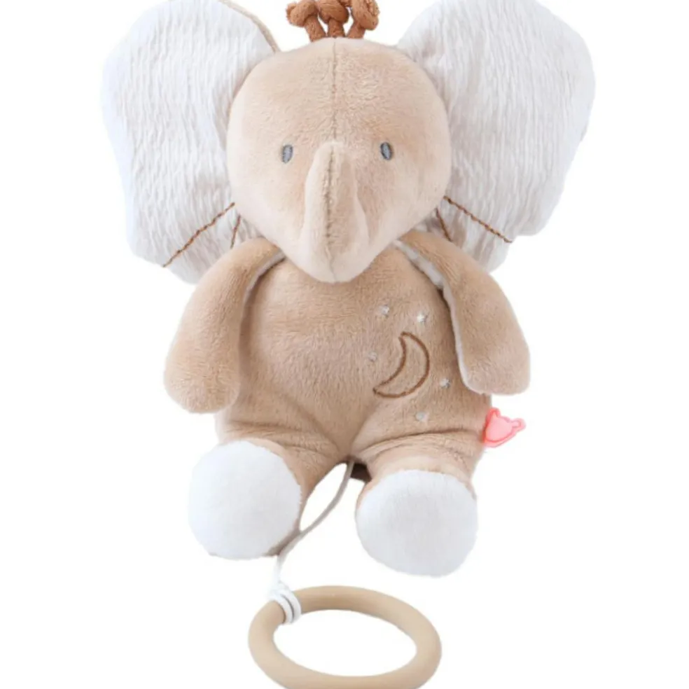 Peluche mini musicale Bali, Moka & Snow (20 cm)