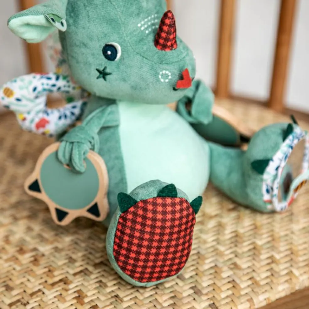 Peluche multi-activités Joe le dragon