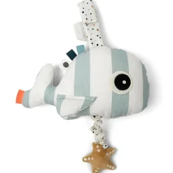 Peluche musicale à suspendre baleine bleue Wally