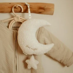 Peluche musicale à suspendre lune et étoile Newborn