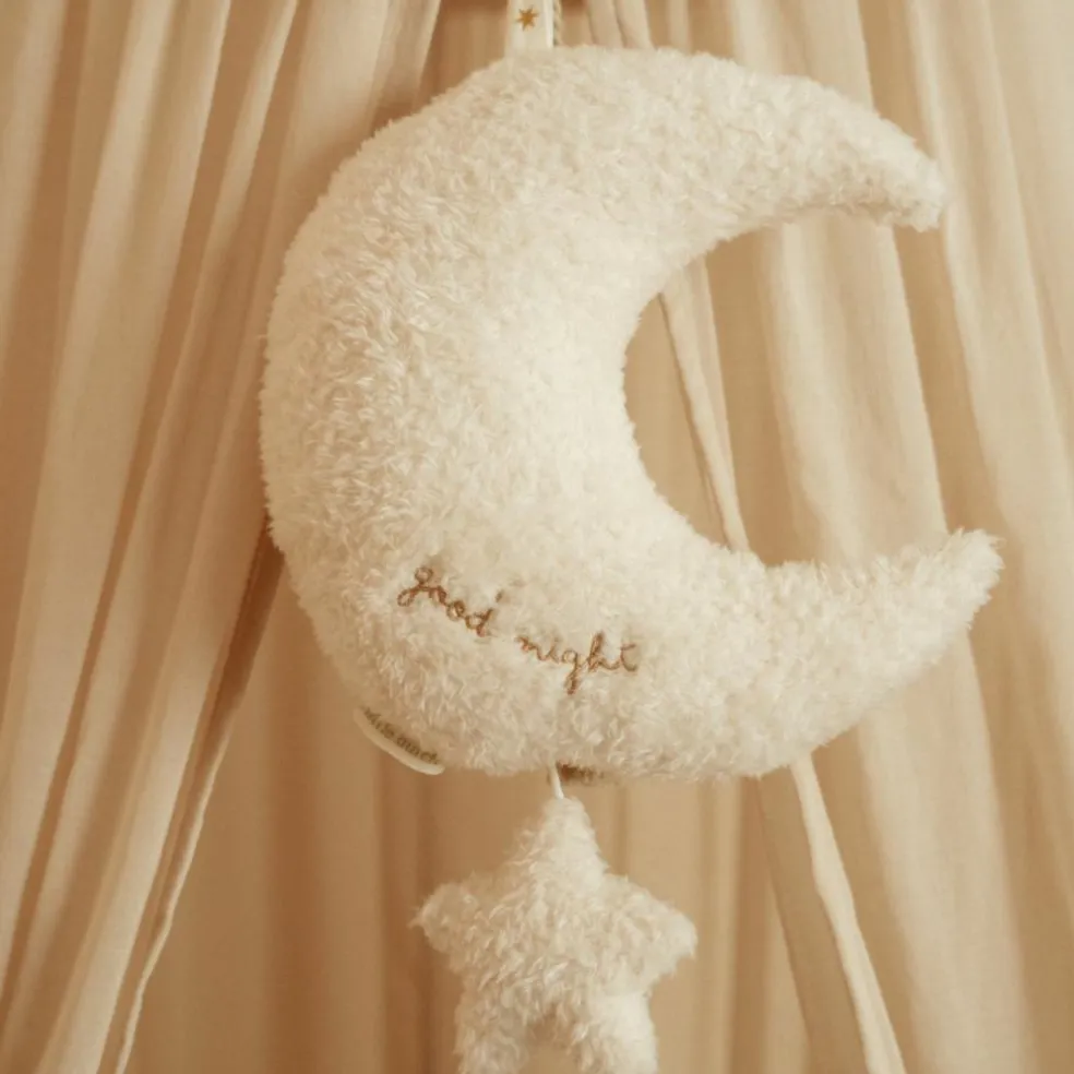 Peluche musicale à suspendre lune et étoile Newborn