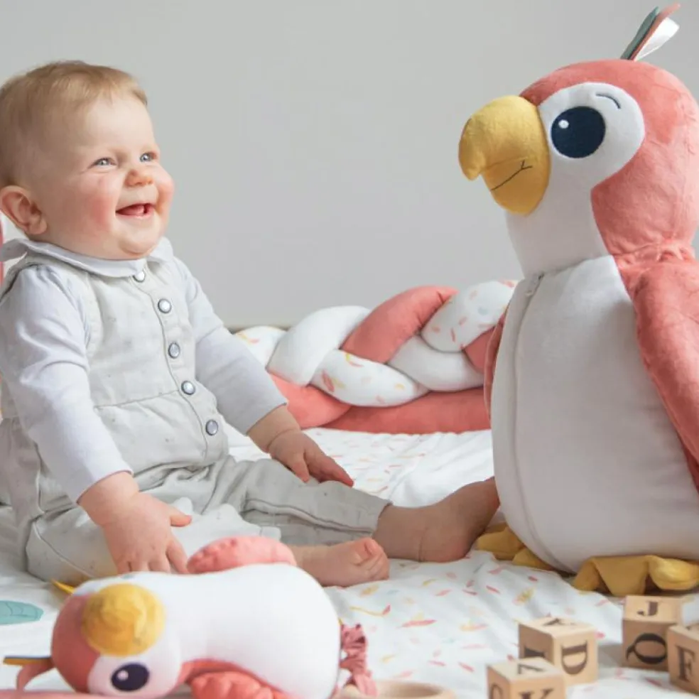 Peluche musicale à suspendre Happy (17 cm)