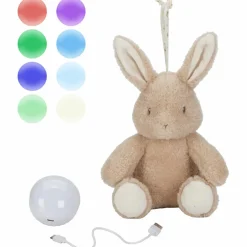 Peluche musicale et lumineuse Lapin Newborn