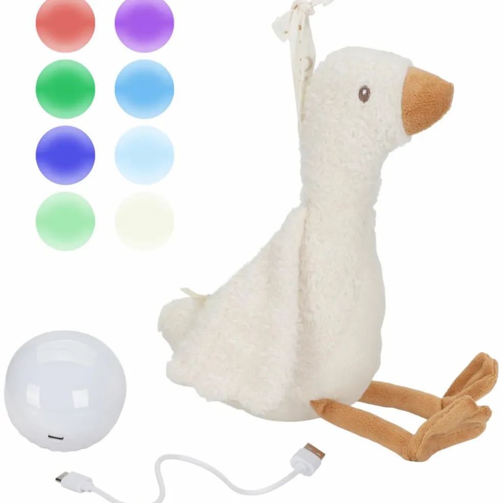 Peluche musicale et lumineuse Oie Newborn