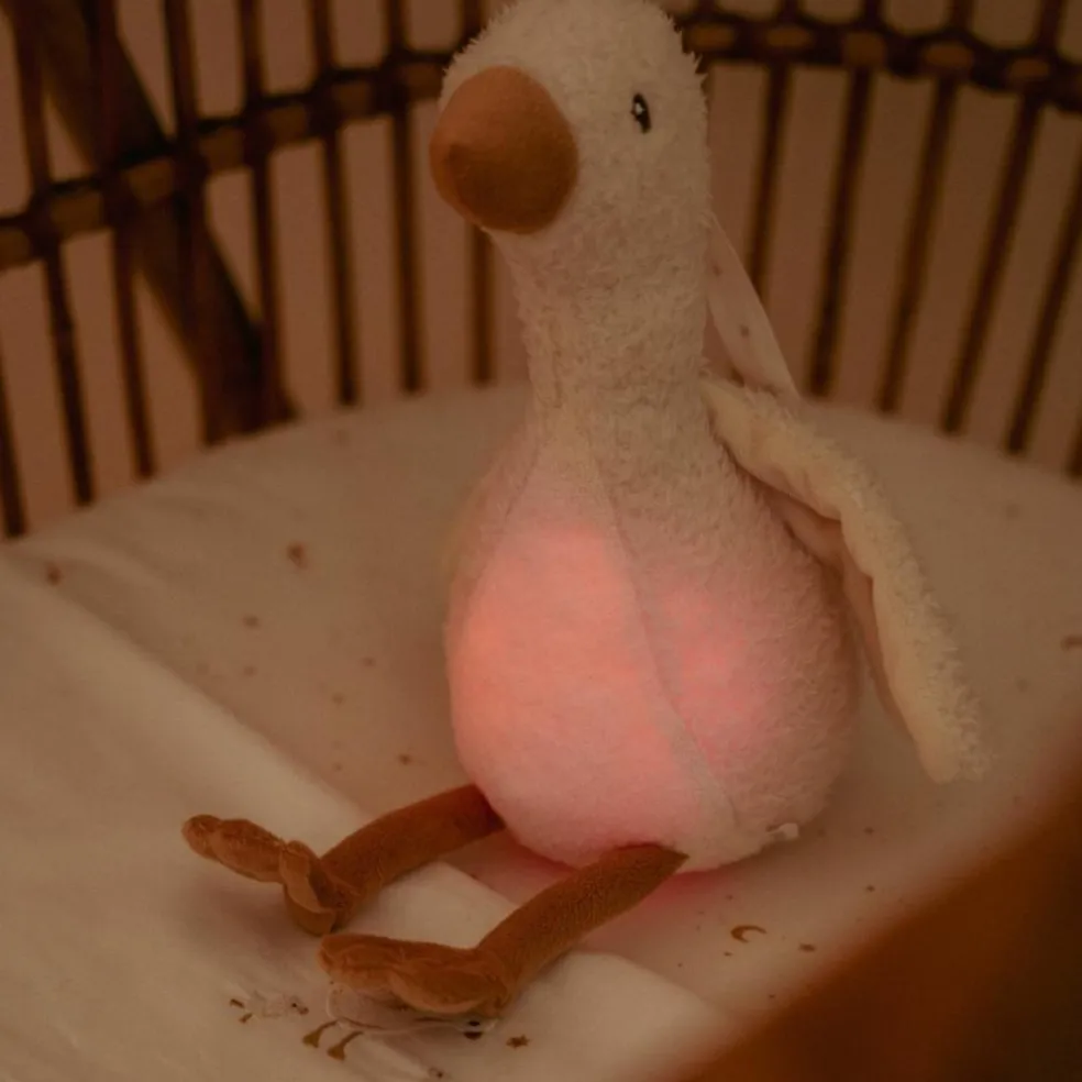 Peluche musicale et lumineuse Oie Newborn