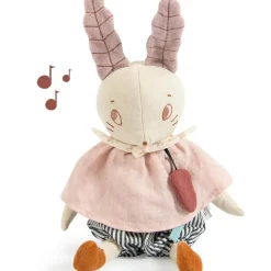 Peluche musicale Lapin Après la pluie (36 cm)