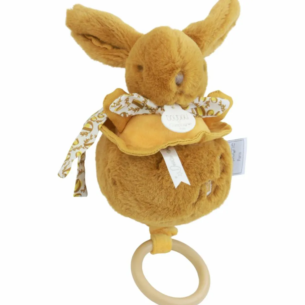 Peluche musicale Lapin Doudou ocre (20 cm)