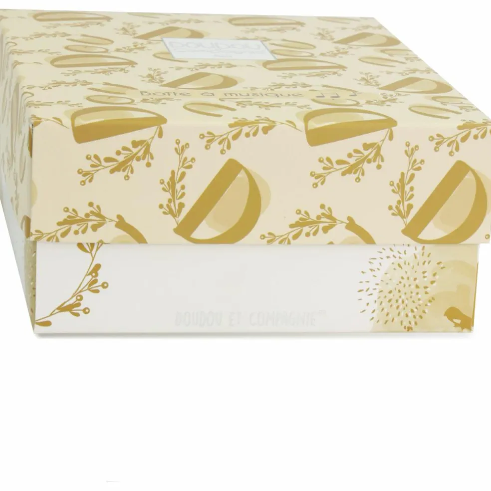 Peluche musicale Lapin Doudou ocre (20 cm)