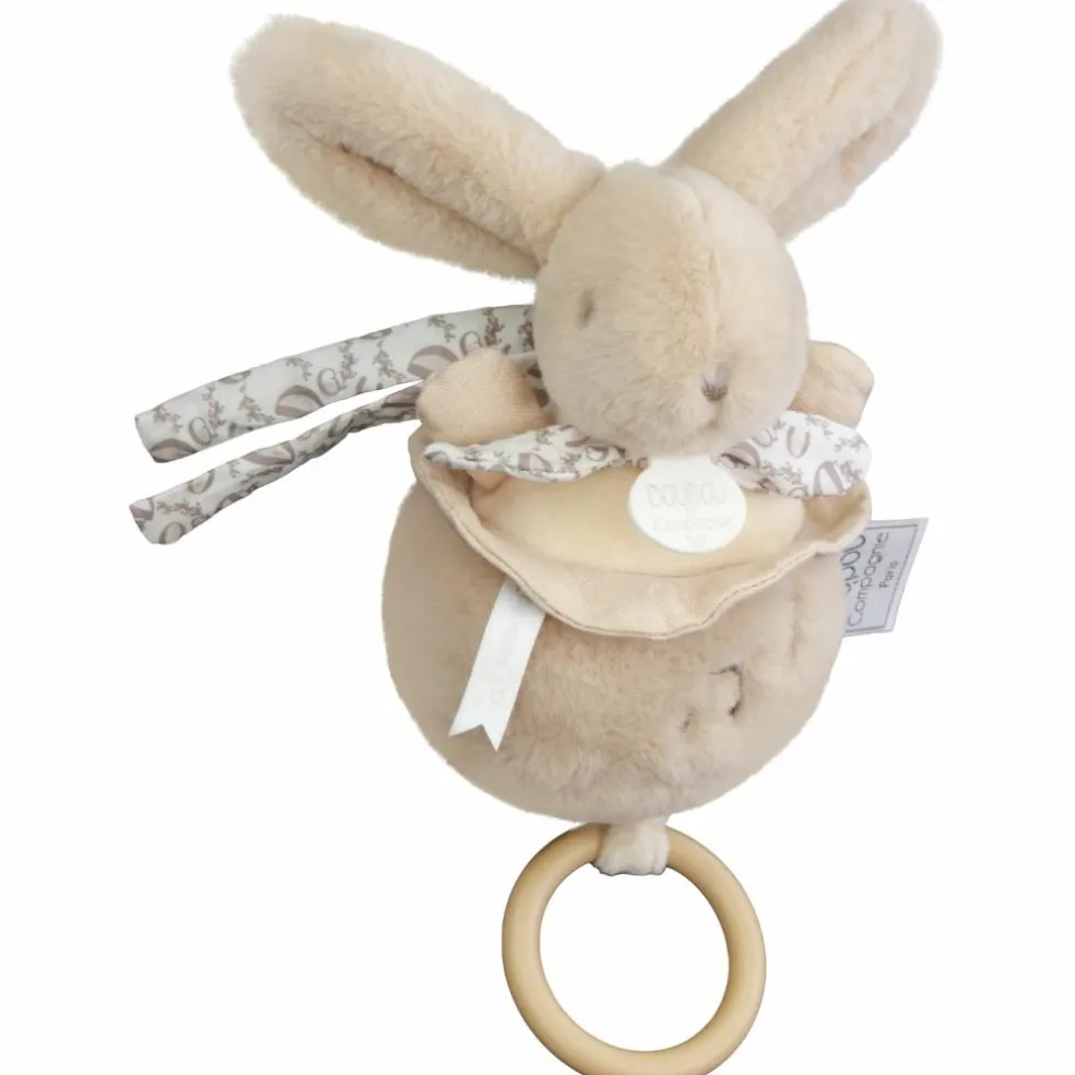 Peluche musicale Lapin Doudou beige (20 cm)