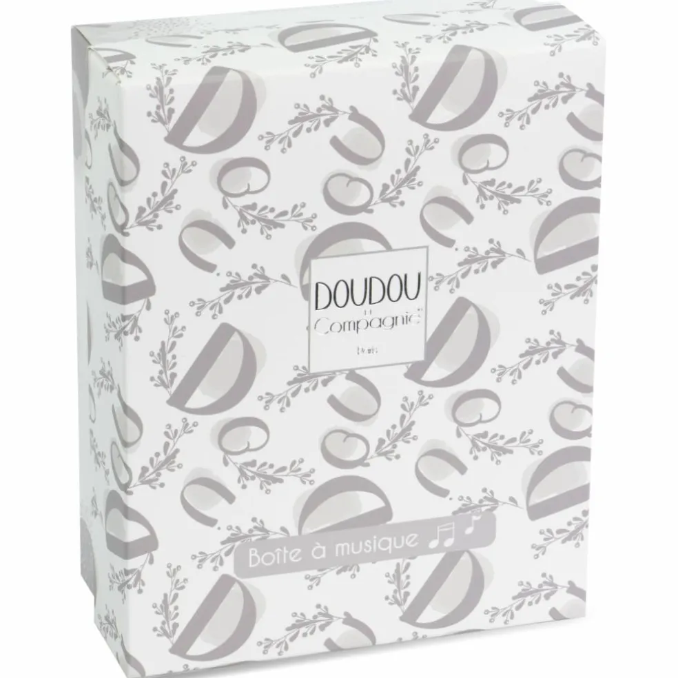 Peluche musicale Lapin Doudou blanc (20 cm)