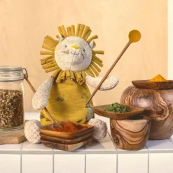 Peluche musicale lion Sous mon baobab (28 cm)