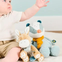 Peluche musicale Léo l'âne (20 cm)