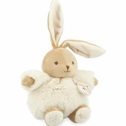 Peluche musicale Patapouf Lapin crème (17 cm)