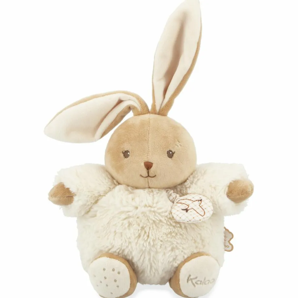 Peluche musicale Patapouf Lapin crème (17 cm)