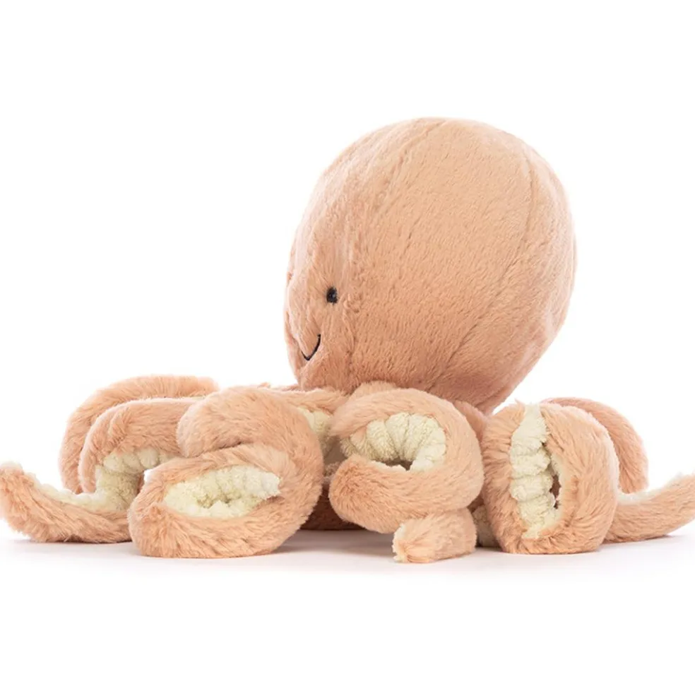 Peluche Ocean Crew Odell pieuvre rose (23 cm)