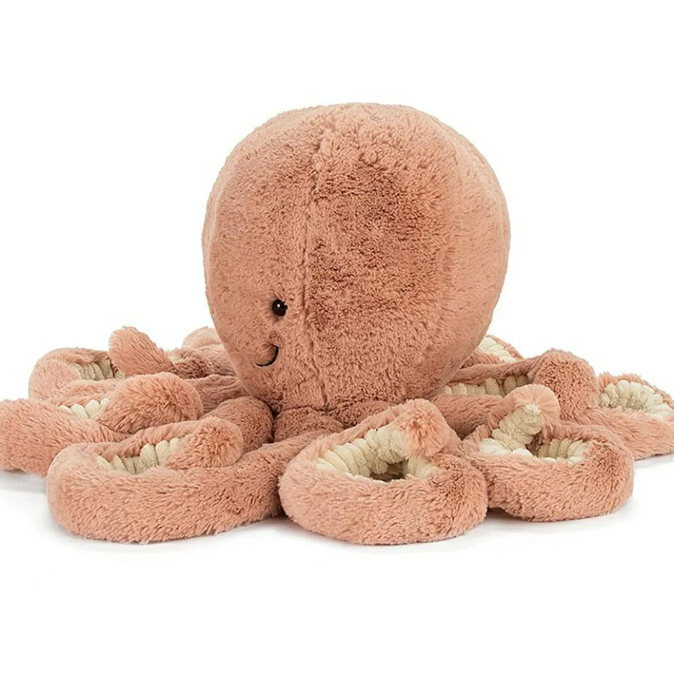 Peluche Ocean Crew Odell la pieuvre rose (49 cm)
