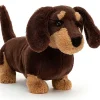 Peluche Otto le teckel (18 cm)