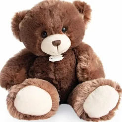 Peluche ours Bellydou marron (40 cm)