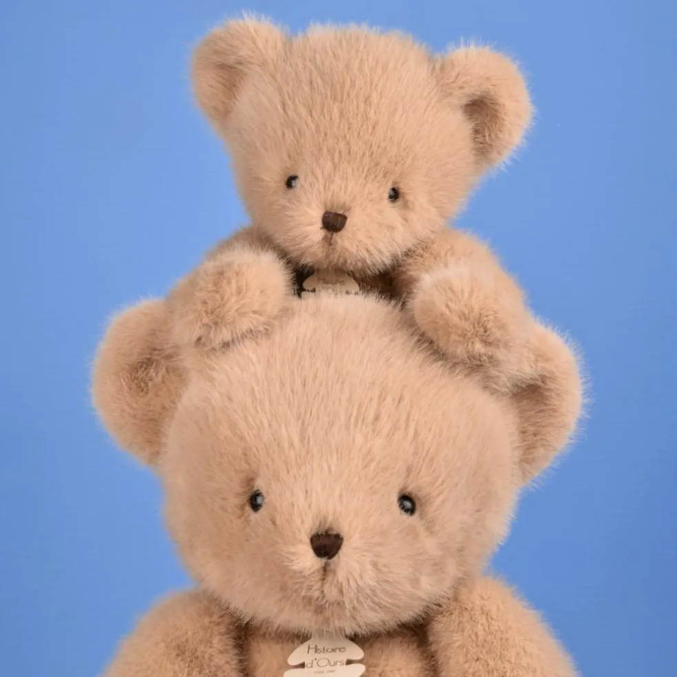 Peluche ours Clémentin Miel Amande (60 cm)