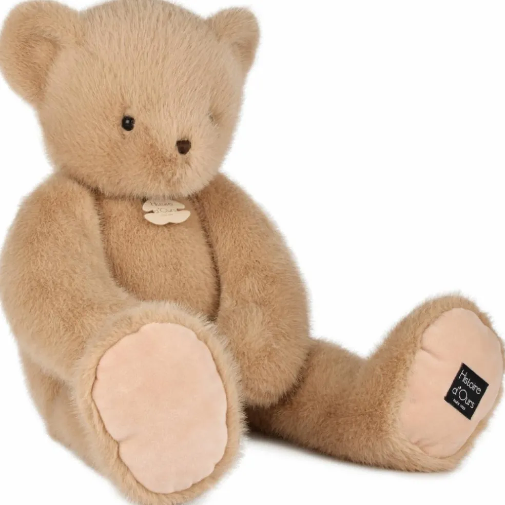 Peluche ours Clémentin Miel Amande (60 cm)