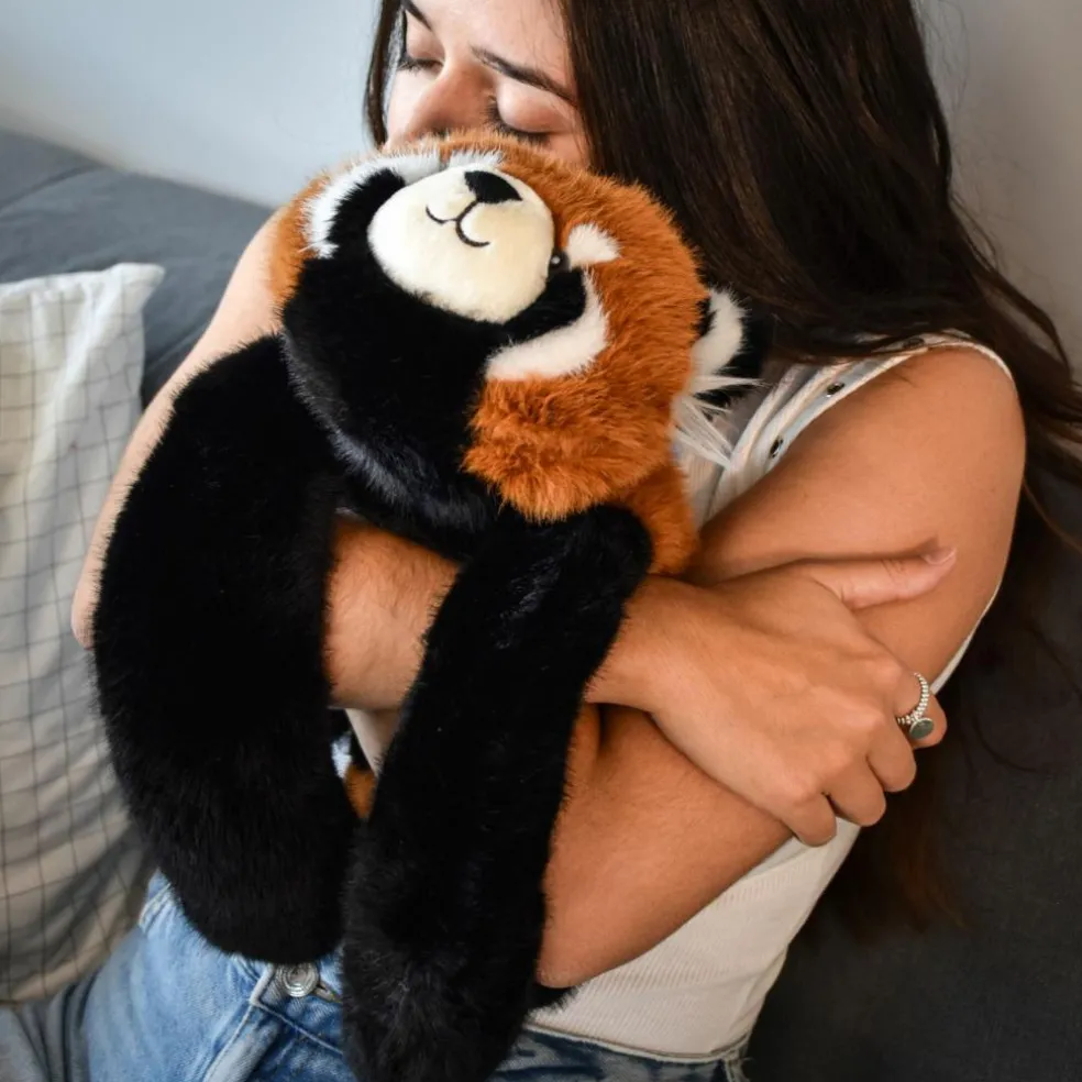 Peluche panda roux lesté PODCOLL (40 cm)