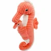 Peluche Papadou papa et bébé Les Ptipotos Corail (34 cm)