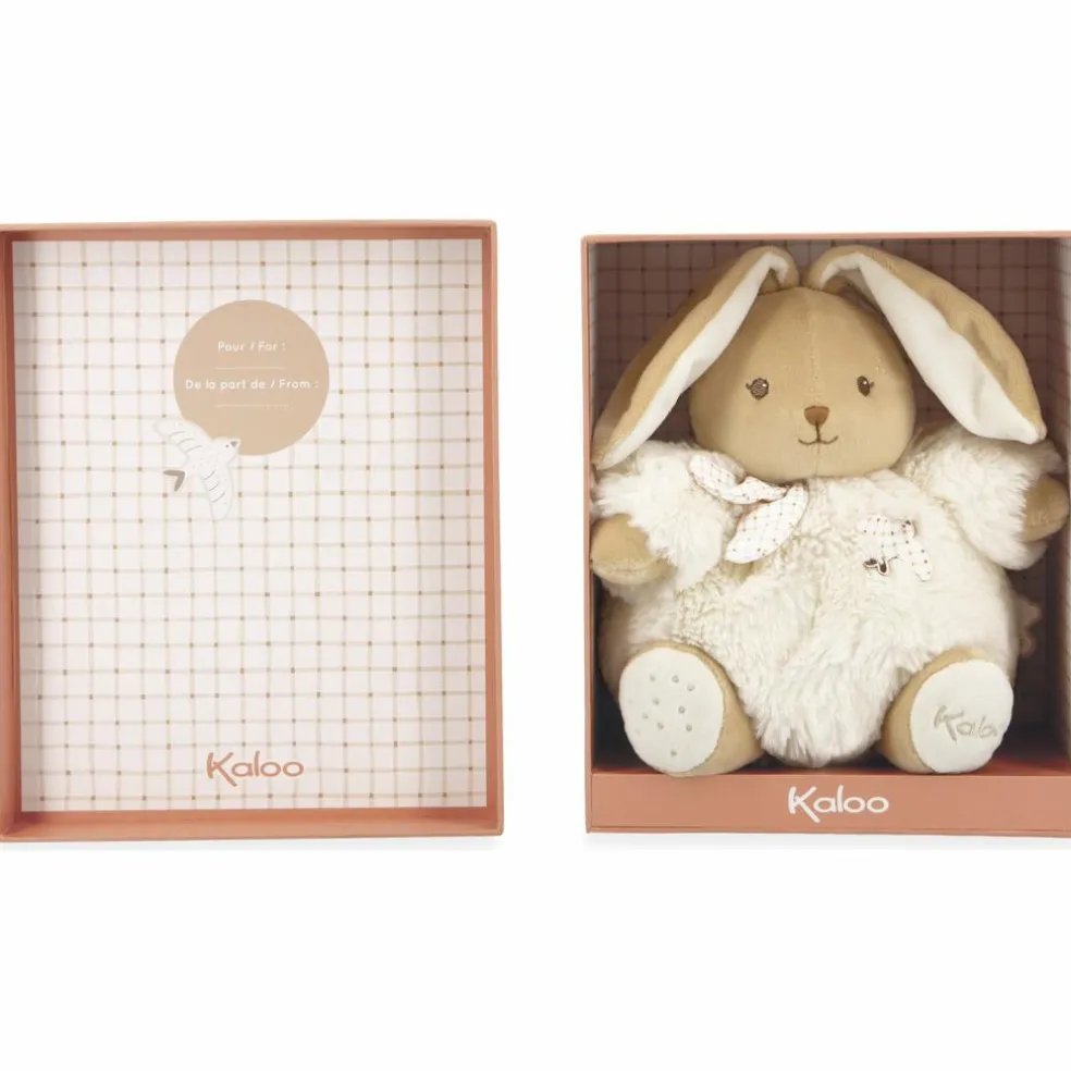 Peluche Patapouf Lapin crème (17 cm)