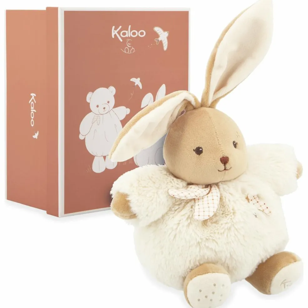 Peluche Patapouf Lapin crème (17 cm)