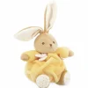 Peluche Patapouf Lapin jaune (17 cm)