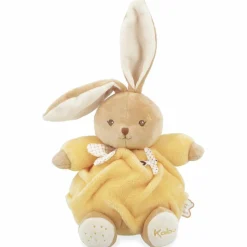 Peluche Patapouf Lapin jaune (17 cm)