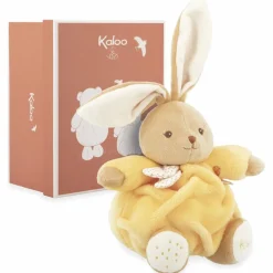 Peluche Patapouf Lapin jaune (17 cm)